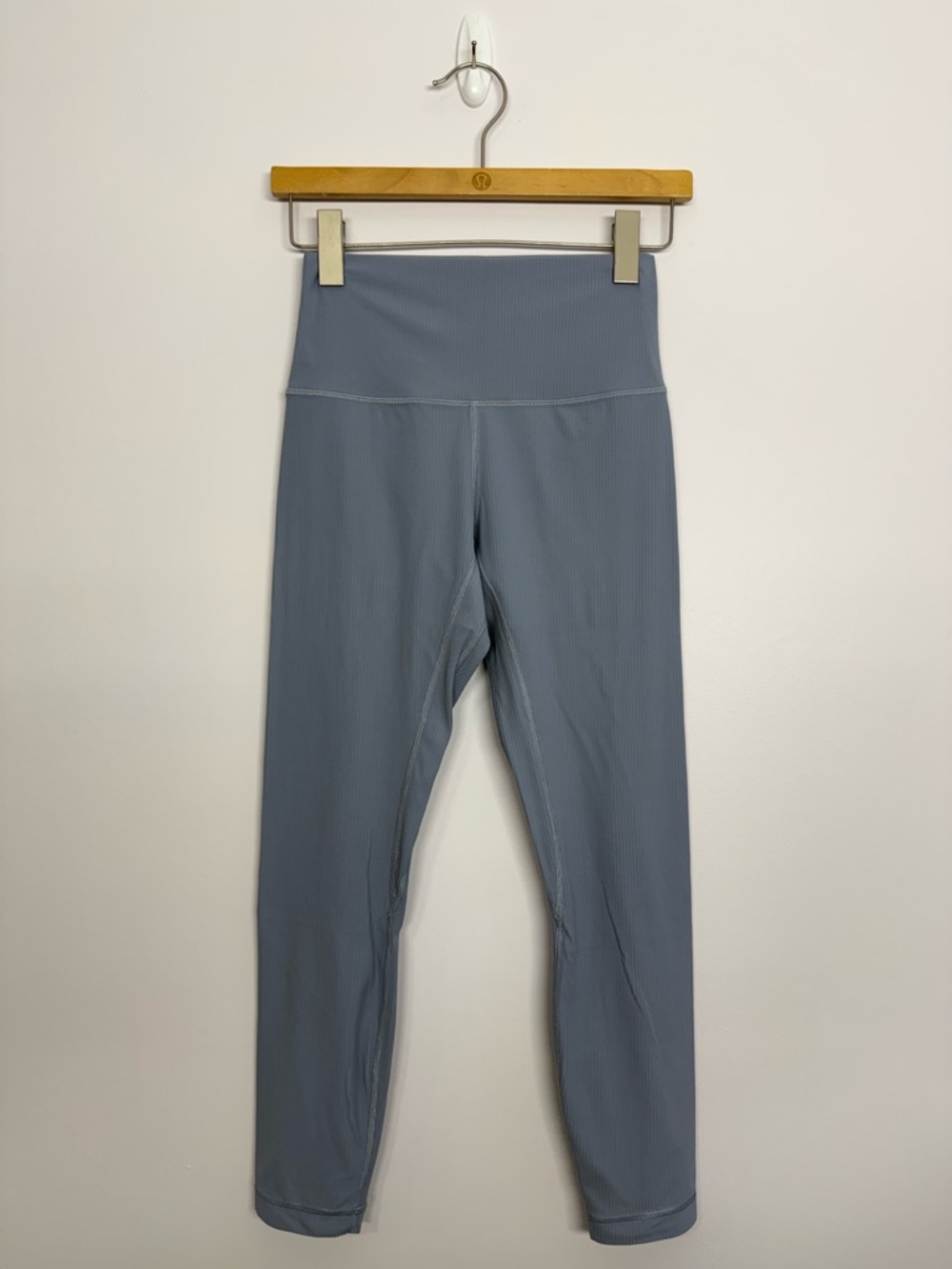 Lululemon Align Ribbed High-Rise Pant 25" Chambray Size 6 Blue